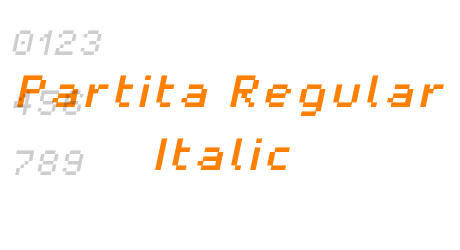 Partita Regular Italic