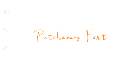 Petchabury Font