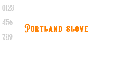 Portland slove