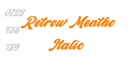 Retrow Mentho Italic