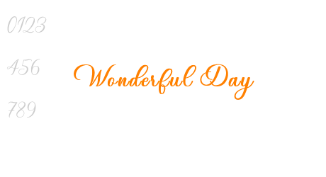 Wonderful Day