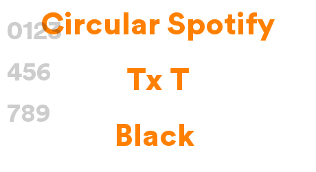 Circular Spotify Tx T Black