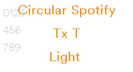 Circular Spotify Tx T Light