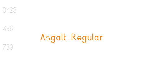 Asgalt Regular