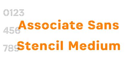 Associate Sans Stencil Medium
