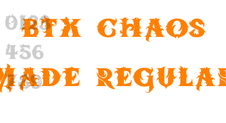 BTX Chaos Made Regular