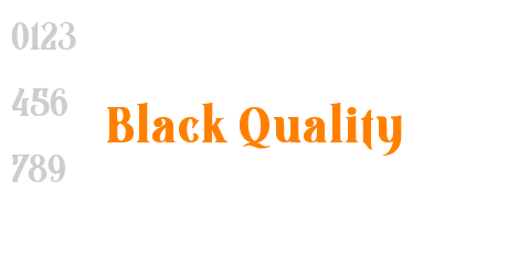 Black Quality