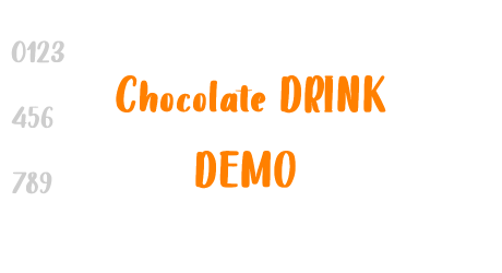 Chocolate DRINK DEMO