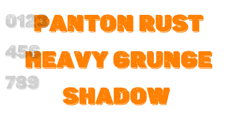 Panton Rust Heavy Grunge Shadow