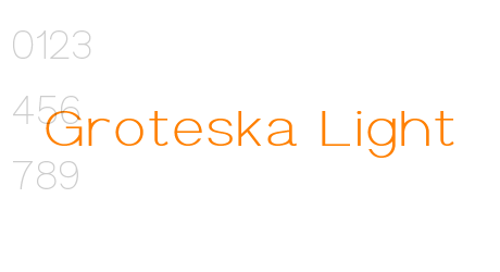 Groteska Light