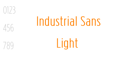 Industrial Sans Light