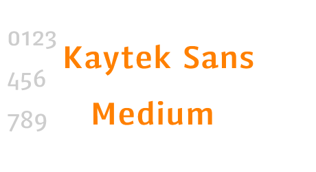 Kaytek Sans Medium