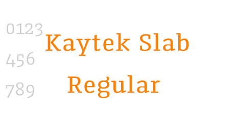 Kaytek Slab Regular