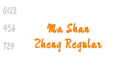 Ma Shan Zheng Regular