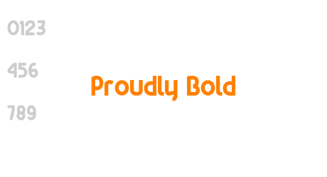 Proudly Bold
