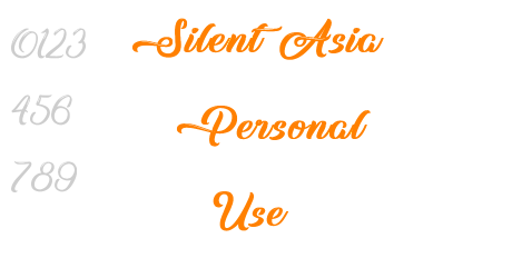 Silent Asia – Personal Use