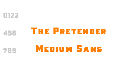 The Pretender Medium Sans
