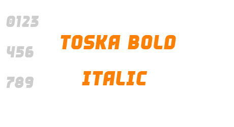 Toska Bold Italic