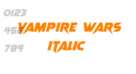 Vampire Wars Italic