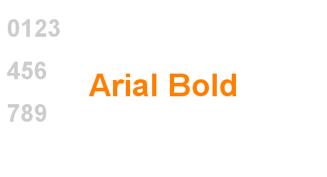Arial Bold
