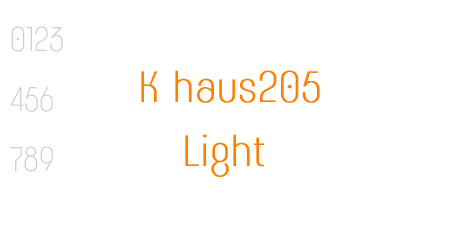 K haus205 Light
