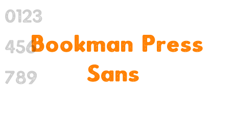 Bookman Press Sans