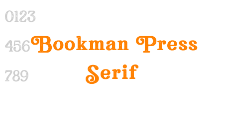 Bookman Press Serif