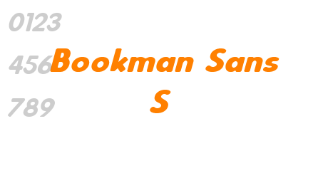Bookman Sans S