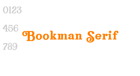 Bookman Serif