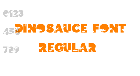 Dinosauce Font Regular
