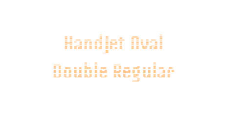 Handjet Oval Double Regular