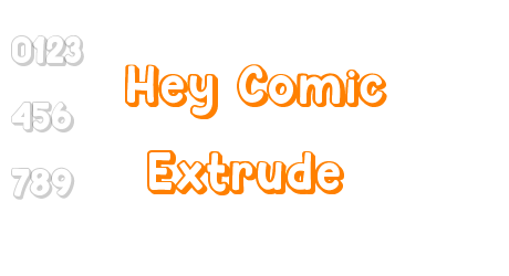 Hey Comic Extrude