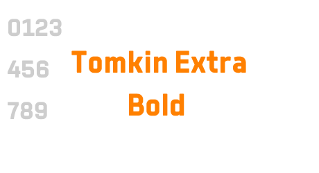 Tomkin Extra Bold