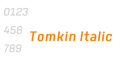 Tomkin Italic