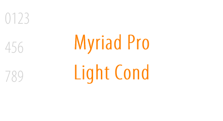 Myriad Pro Light Cond
