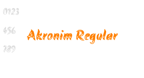 Akronim Regular