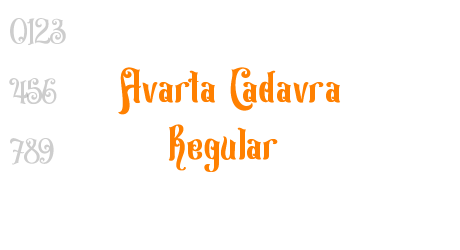 Avarta Cadavra Regular