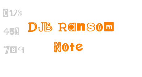 DJB Ransom Note