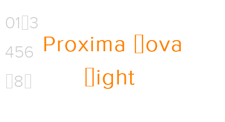 Proxima Nova Light