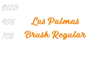 Las Palmas Brush Regular