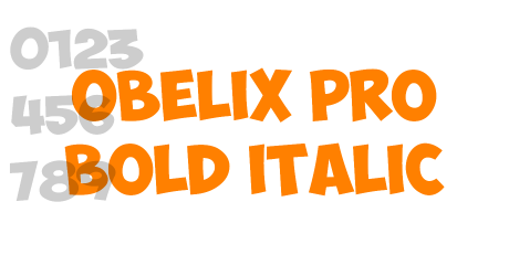 Obelix Pro Bold Italic