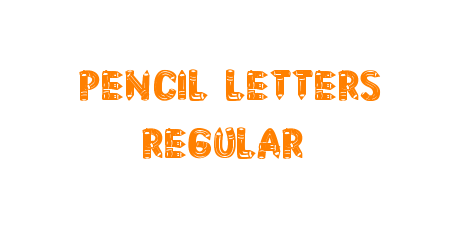 Pencil Letters Regular