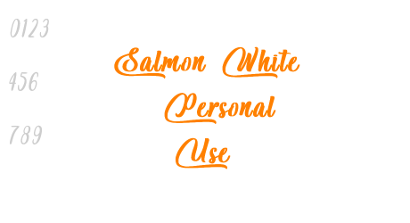 Salmon White – Personal Use