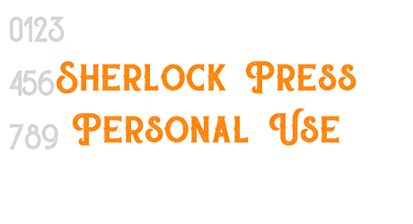 Sherlock Press Personal Use