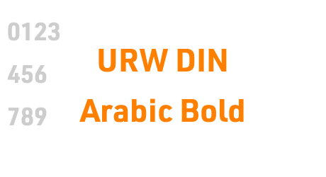 URW DIN Arabic Bold