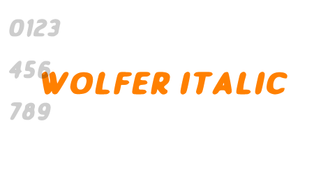 Wolfer Italic