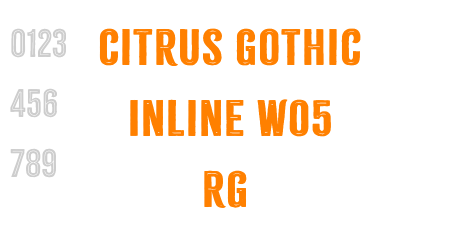 Citrus Gothic Inline W05 Rg