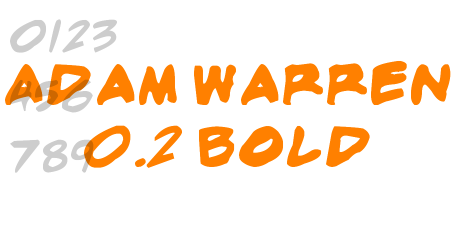 adam warren 0.2 Bold