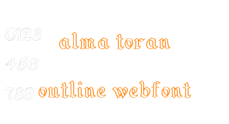 alma toran outline webfont