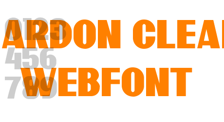 bardon clean webfont